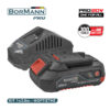 ΣΕΤ ΜΠΑΤΑΡΙΑ 20V 2.0Ah + ΦΟΡΤΙΣΤΗΣ BORMANN BBP9920