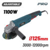 ΓΩΝΙΑΚΟΣ ΤΡΟΧΟΣ 1100W BORMANN PRO BAG1105