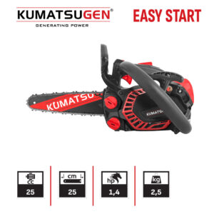 ΑΛΥΣΟΠΡΙΟΝΟ ΚΛΑΔΕΥΤΙΚΟ ΒΕΝΖΙΝΗΣ 25cc 1.4Hp ΛΑΜΑ 25cm 2.5kg  KUMATSUGEN KCS252