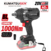 ΜΠΟΥΛΟΝΟΚΛΕΙΔΟ COMPACT, BRUSHLESS ΜΠΑΤΑΡΙΑΣ 20V 10000Nm KUMATSUGEN KDC125 (ΧΩΡΙΣ ΜΠΑΤΑΡΙΑ + ΦΟΡΤΙΣΤΗ)
