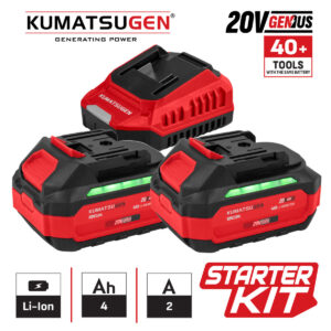 ΣΕΤ ΜΠΑΤΑΡΙΑ 2X4.0Ah & ΦΟΡΤΙΣΤΗ 2Α KUMATSUGEN KDC944