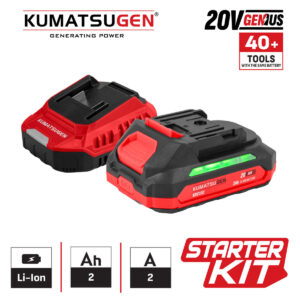 ΣΕΤ ΜΠΑΤΑΡΙΑ 20V 2.0Ah & ΦΟΡΤΙΣΤΗ 2Α KUMATSUGEN KDC992
