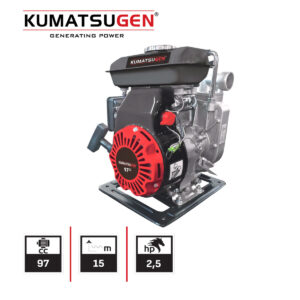 ΑΝΤΛΙΑ ΒΕΝΖΙΝΗΣ 4ΧΡΟΝΗ 2.5HP 97cc MAN. 15m 1.5x1.5'' KWP100 KUMATSUGEN KWP100