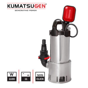 ΑΝΤΛΙΑ ΑΚΑΘΑΡΤΩΝ ΙΝΟΧ 1100W 11m 18500 L/H KUMATSUGEN KWP125