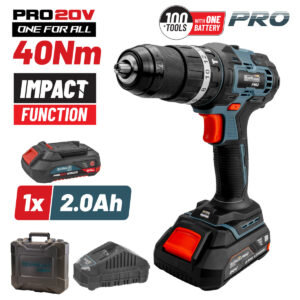 ΔΡΑΠΑΝΟΚΑΤΣΑΒΙΔΟ ΚΡΟΥΣΤΙΚΟ ΜΠΑΤΑΡΙΑΣ 20V 40Nm Li-Ion 1x2Ah & ΒΑΛΙΤΣΑ BORMANN BBP3050