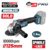 ΓΩΝΙΑΚΟΣ ΤΡΟΧΟΣ ΜΠΑΤΑΡΙΑΣ BRUSHLESS 20V (ΧΩΡΙΣ ΜΠΑΤΑΡΙΑ & ΦΟΡΤΙΣΤΗ) BORMANN BBP5305