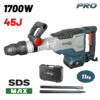 ΚΑΤΕΔΑΦΙΣΤΙΚΟ ΠΙΣΤΟΛΕΤΟ SDS-MAX 1700W 45J ΜΕ ΒΑΛΙΤΣΑ ΚΑΙ ΕΞΑΡΤΗΜΑΤΑ BORMANN BDH3250