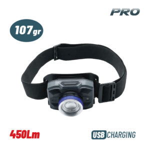 ΦΑΚΟΣ ΚΕΦΑΛΗΣ LED ΕΠΑΝΑΦΟΡΤΙΖΟΜΕΝΟΣ 10-450Lm BORMANN BPR6031